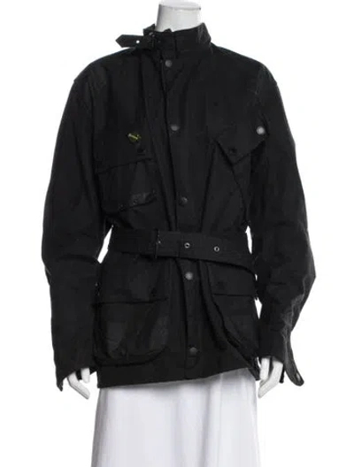 Pre-owned Barbour Utility Jacket In Blue
