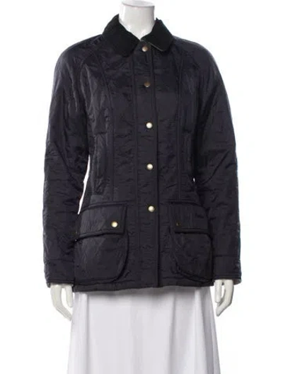 Pre-owned Barbour Utility Jacket In Blue