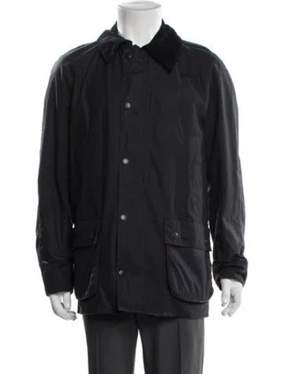 Pre-owned Barbour Utility Jacket In Blue