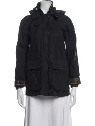 Pre-owned Barbour Utility Jacket In Blue
