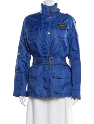 Pre-owned Barbour Utility Jacket In Blue