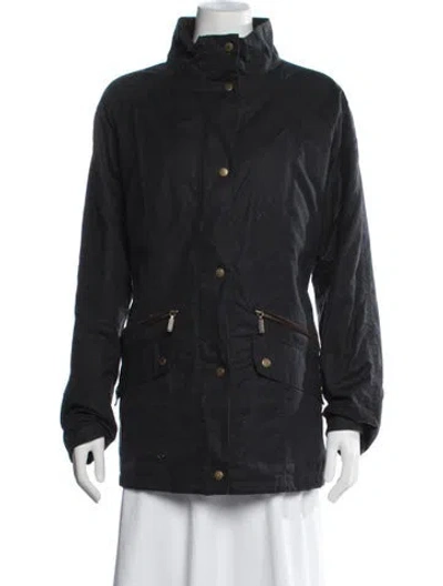 Pre-owned Barbour Utility Jacket In Blue