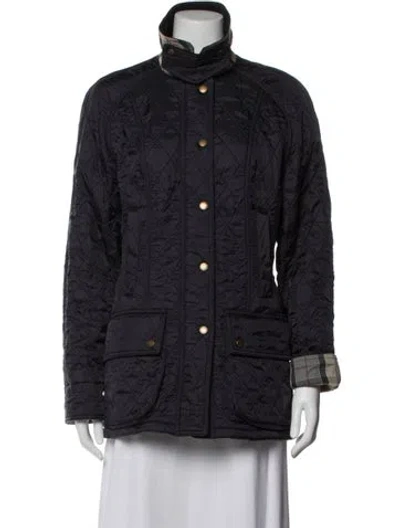 Pre-owned Barbour Utility Jacket In Blue