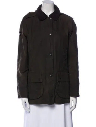 Pre-owned Barbour Utility Jacket In Brown