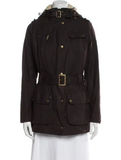 Pre-owned Barbour Utility Jacket In Brown