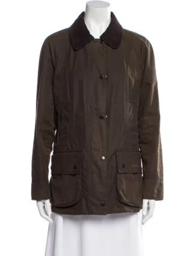Pre-owned Barbour Utility Jacket In Brown