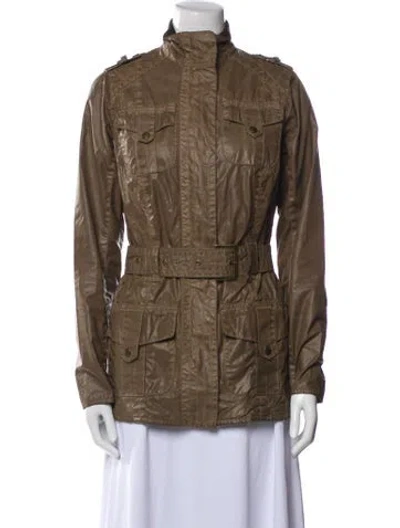 Pre-owned Barbour Utility Jacket In Brown