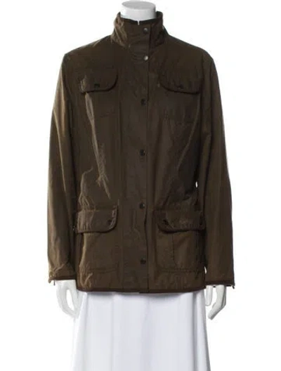 Pre-owned Barbour Utility Jacket In Brown