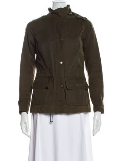 Pre-owned Barbour Utility Jacket In Brown