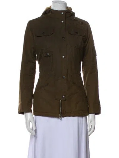 Pre-owned Barbour Utility Jacket In Brown