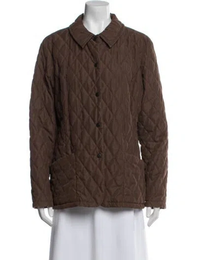 Pre-owned Barbour Utility Jacket In Brown