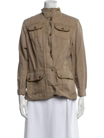 Pre-owned Barbour Utility Jacket In Brown