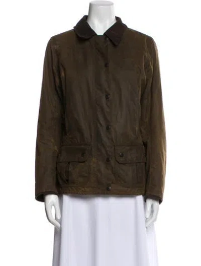Pre-owned Barbour Utility Jacket In Brown