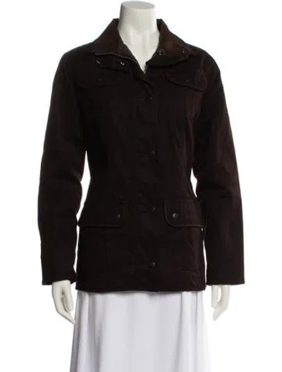 Pre-owned Barbour Utility Jacket In Brown