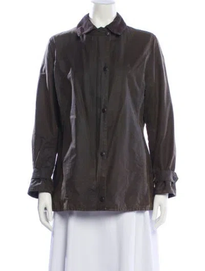 Pre-owned Barbour Utility Jacket In Brown