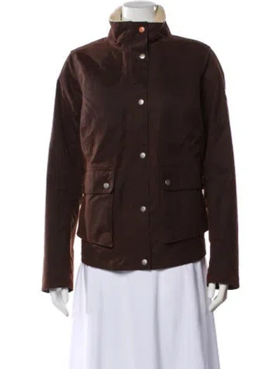 Pre-owned Barbour Utility Jacket In Brown