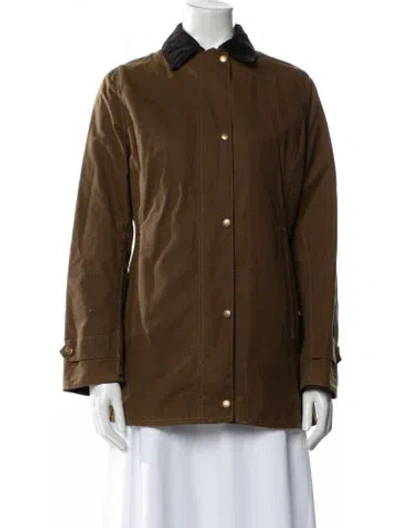 Pre-owned Barbour Utility Jacket In Brown