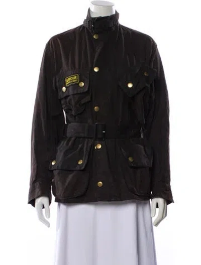 Pre-owned Barbour Utility Jacket In Brown