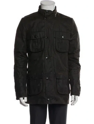 Pre-owned Barbour Utility Jacket In Brown