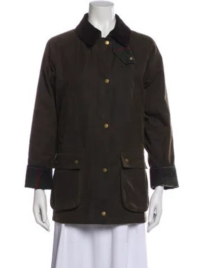 Pre-owned Barbour Utility Jacket In Brown