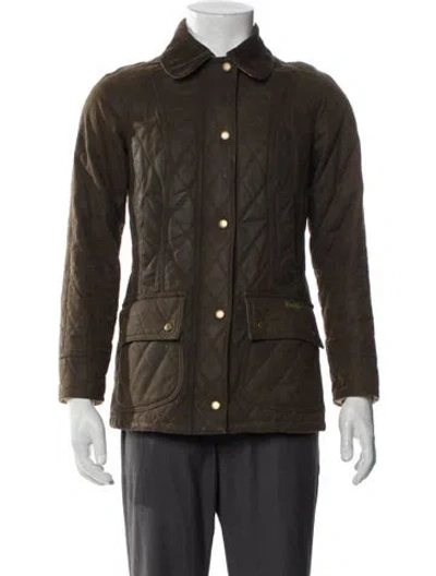 Pre-owned Barbour Utility Jacket In Brown