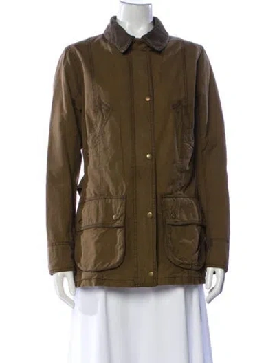 Pre-owned Barbour Utility Jacket In Brown