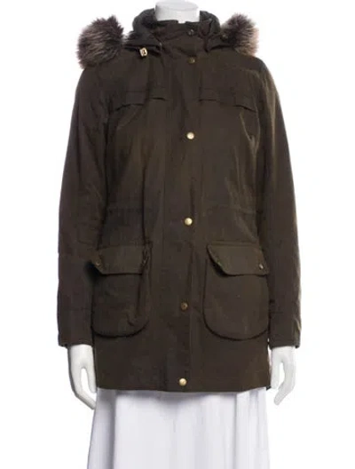 Pre-owned Barbour Utility Jacket In Brown