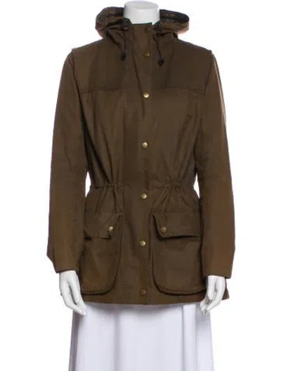 Pre-owned Barbour Utility Jacket In Brown