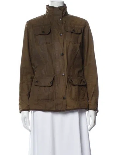 Pre-owned Barbour Utility Jacket In Brown