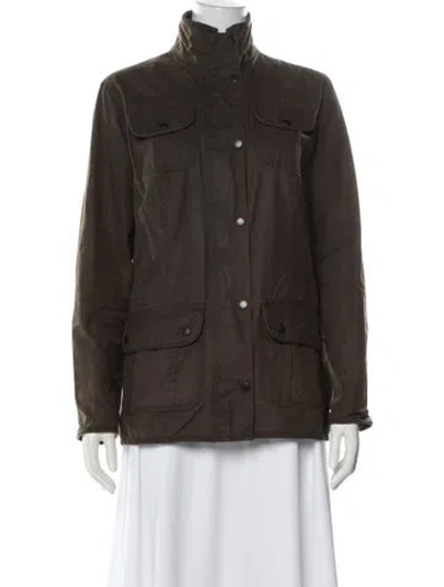 Pre-owned Barbour Utility Jacket In Brown