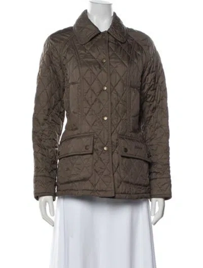 Pre-owned Barbour Utility Jacket In Brown