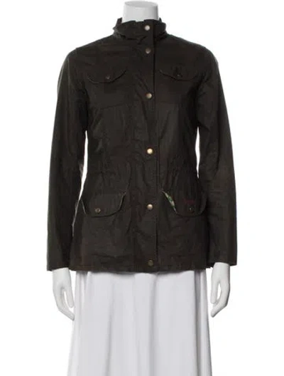Pre-owned Barbour Utility Jacket In Brown