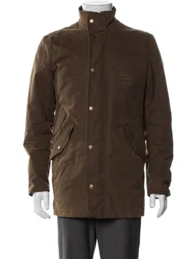 Pre-owned Barbour Utility Jacket In Brown