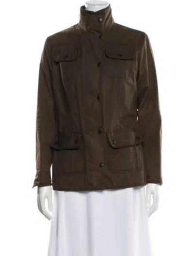Pre-owned Barbour Utility Jacket In Brown