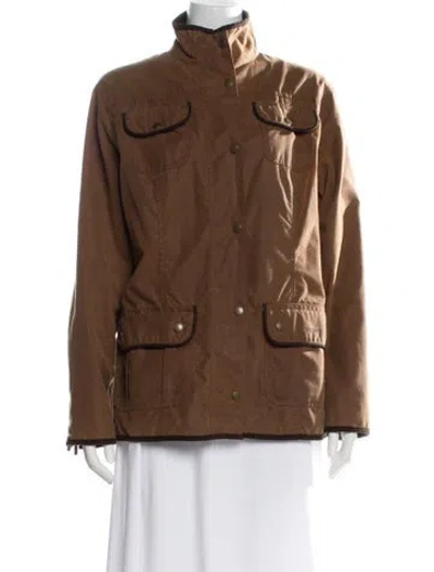 Pre-owned Barbour Utility Jacket In Brown