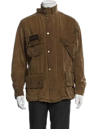 Pre-owned Barbour Utility Jacket In Brown