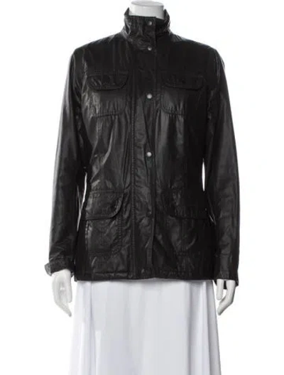 Pre-owned Barbour Utility Jacket In Brown