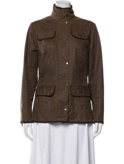 Pre-owned Barbour Utility Jacket In Brown