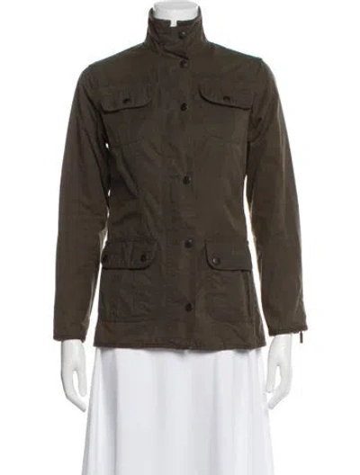 Pre-owned Barbour Utility Jacket In Brown