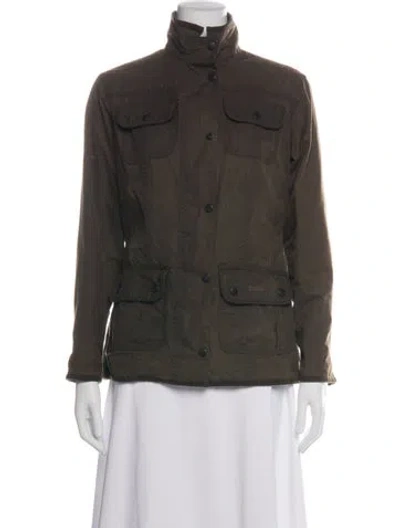 Pre-owned Barbour Utility Jacket In Brown