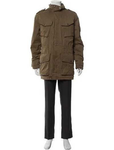 Pre-owned Barbour Utility Jacket In Brown
