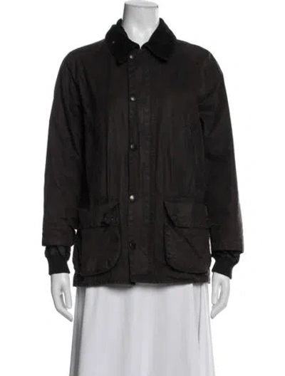 Pre-owned Barbour Utility Jacket In Brown