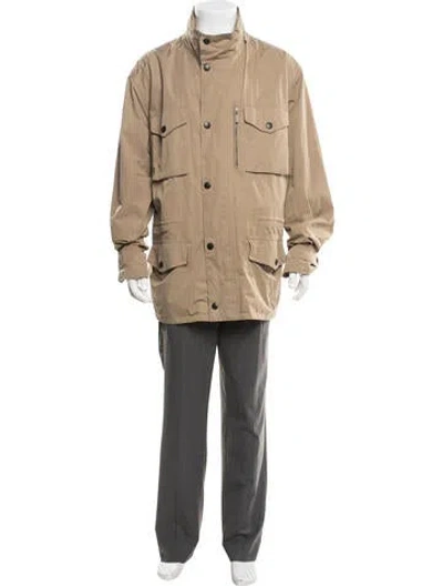 Pre-owned Barbour Utility Jacket In Brown