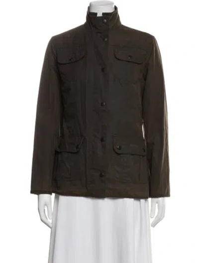 Pre-owned Barbour Utility Jacket In Brown