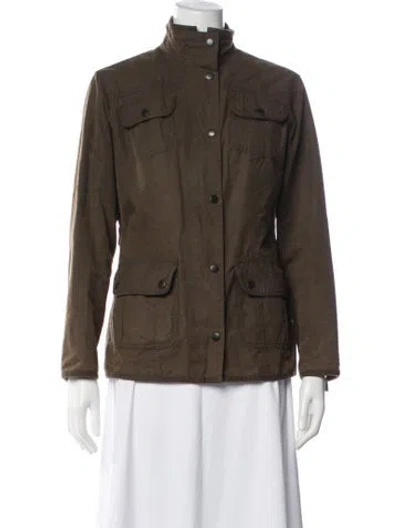 Pre-owned Barbour Utility Jacket In Brown