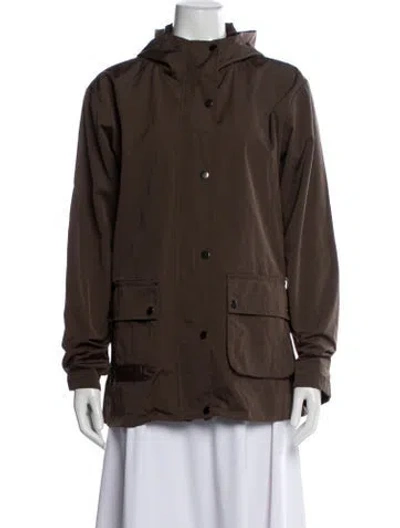 Pre-owned Barbour Utility Jacket In Brown