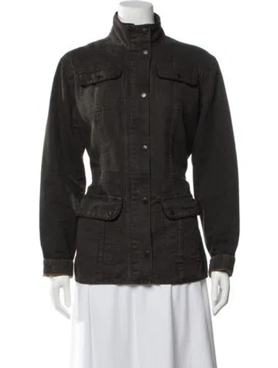 Pre-owned Barbour Utility Jacket In Brown