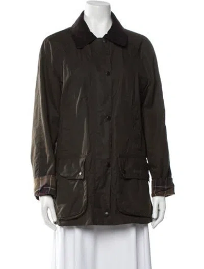 Pre-owned Barbour Utility Jacket In Brown