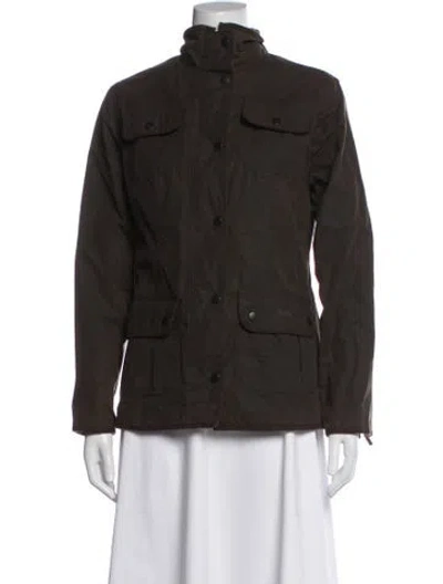 Pre-owned Barbour Utility Jacket In Brown