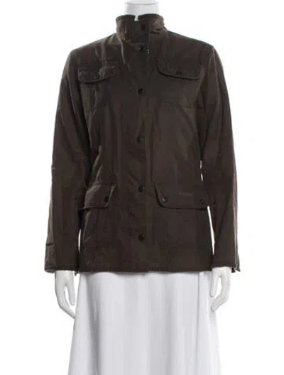 Pre-owned Barbour Utility Jacket In Brown